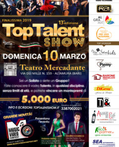 Locandina Top Talent Show 2019